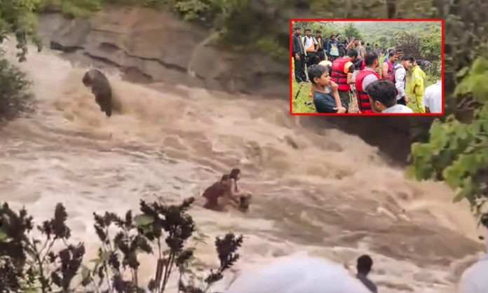 Family Drown In Waterfall Near Bhusi Dam In Maharashtra's Lonavala