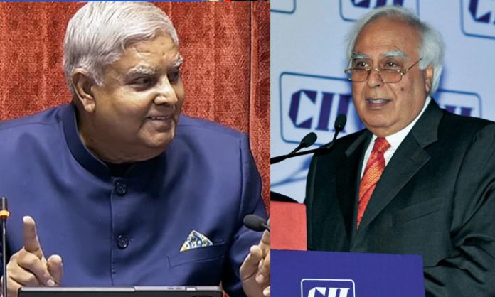 Jagdeep Dhankhar vs Kapil sibal