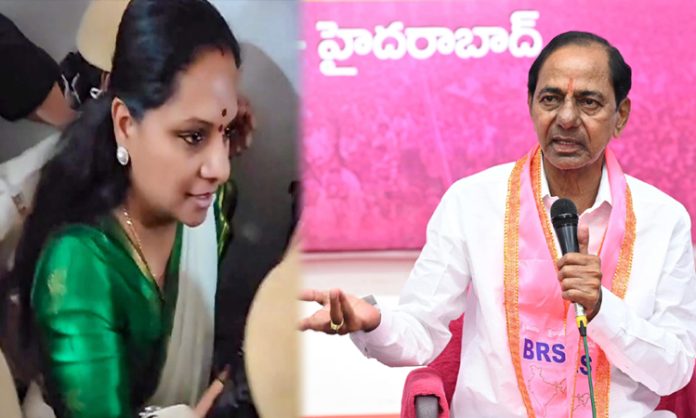 KCR Emotional on Kavitha Arrest