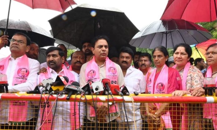 KTR complaint to Governor about Party change MLAs