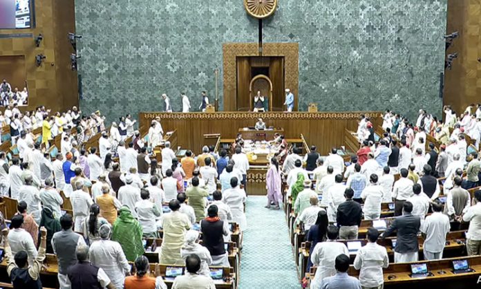 Lok Sabha adjourned Indefinitely