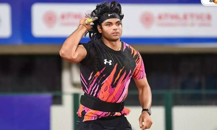 India javelin throw player Neeraj Chopra in Olympics