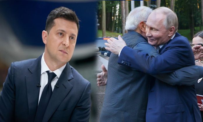 Zelensky react on Modi meeting with Putin