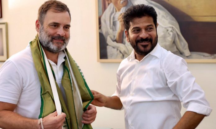 Revanth Reddy meets Congress leaders