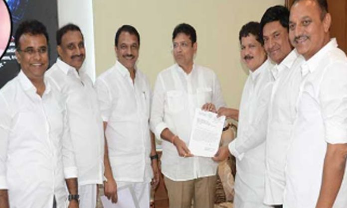 BRS MLAs meets Minister sreedhar babu