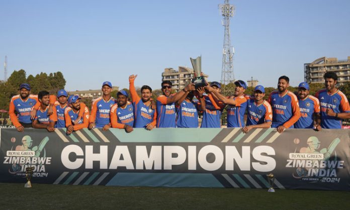 Team India won Zimbabwe series