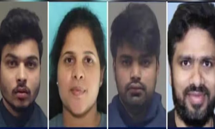 Four Telugu people arrested in America