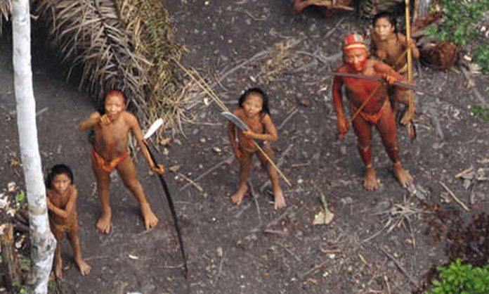 rare Mashko Shiro tribe at Amazon Forest