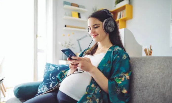 Child lesson music in Pregnant women
