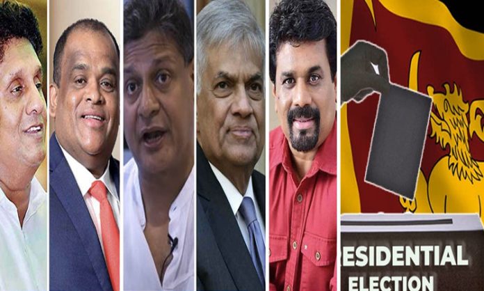 38 Candidates in Sri Lanka presidential election race