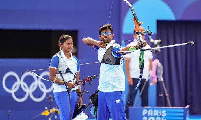 Archer Dhiraj Team lost in bronze battle