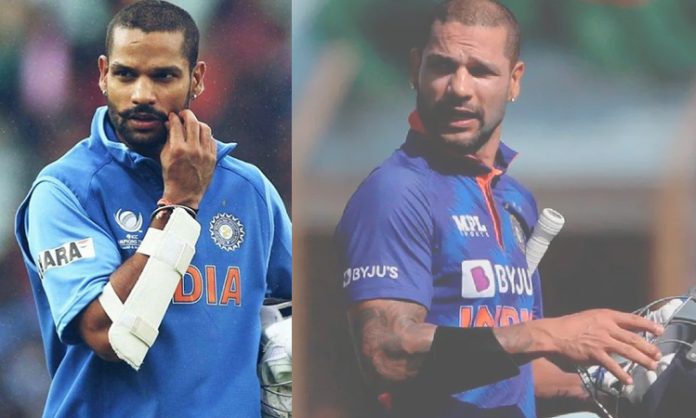 Dhawan said goodbye to cricket