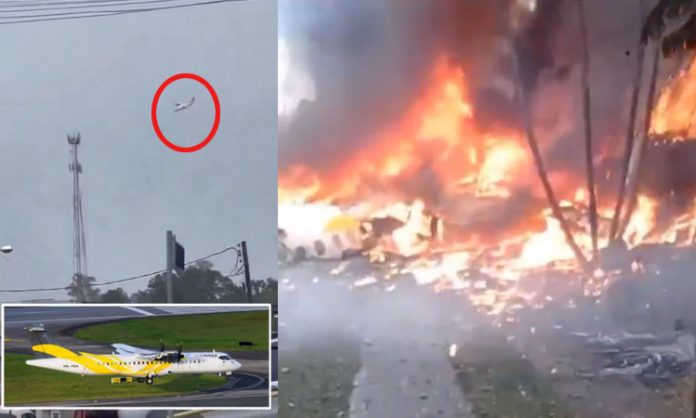 Passenger plane crashes in Brazil