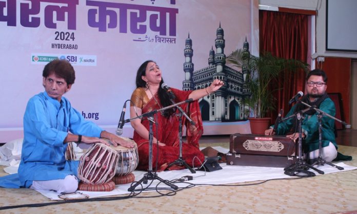 Sahityotsav Jashn-e-Adab Cultural Caravan Virasat in Hyderabad