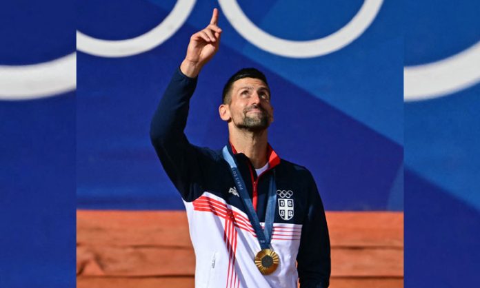 Novak Djokovic won gold medal in Olympics