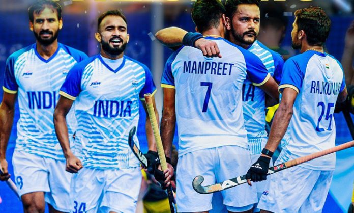 India hockey team enter into olympics