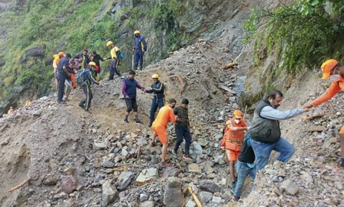 10 Killed due to Landslides in Uttarakhand