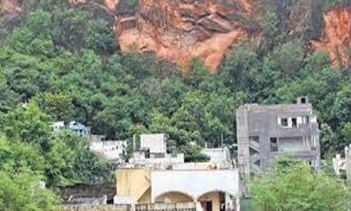 house destroyed due to landslide