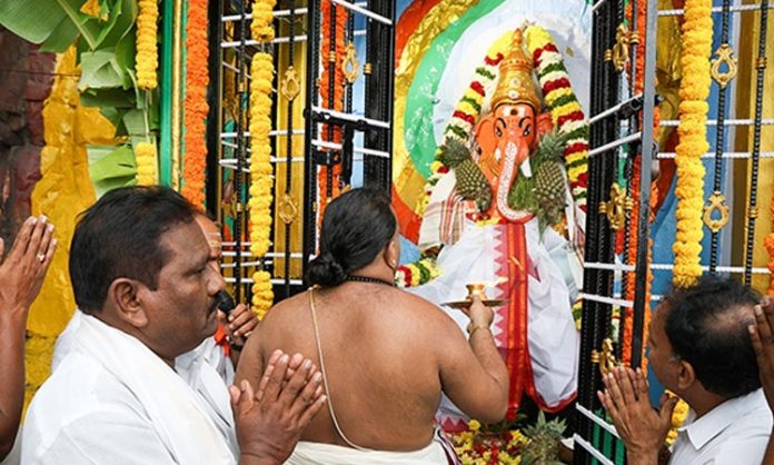 Vinayaka chavithi celebrations in TTD temples