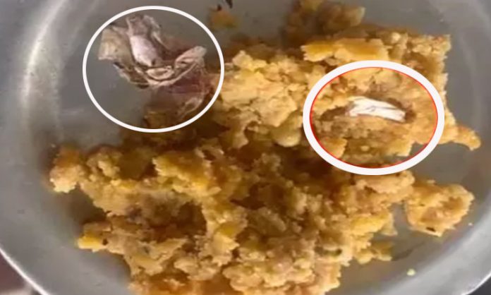 Amber packet found in Tirumala laddu