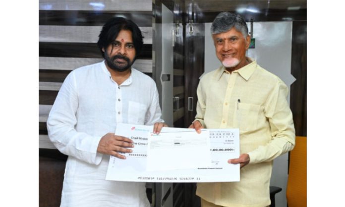 Chandrababu naidu meet by Pawan kalyan