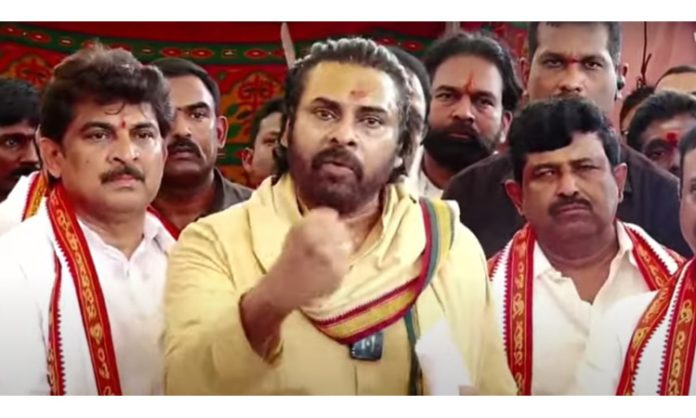 Pawan kalyan speech about tirupati laddu