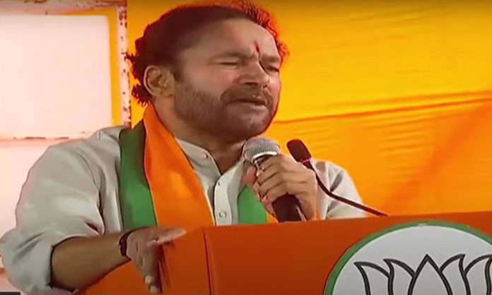 kishan reddy comments on Congress