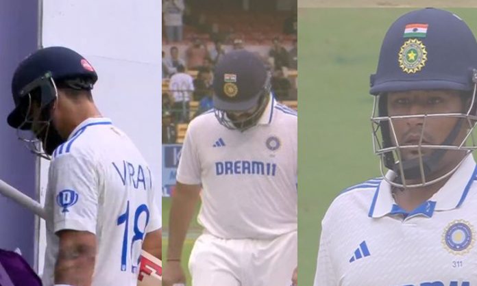 Team India loss three wickets in Ind vs NZ