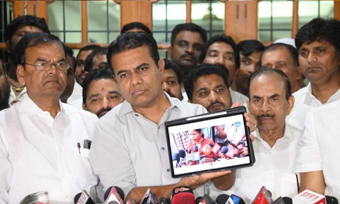 KTR comments on Congress government