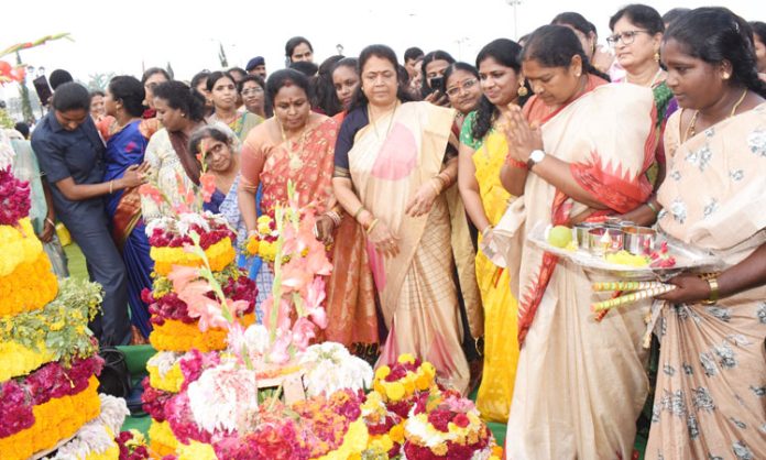 Bathukamma means Telangana culture