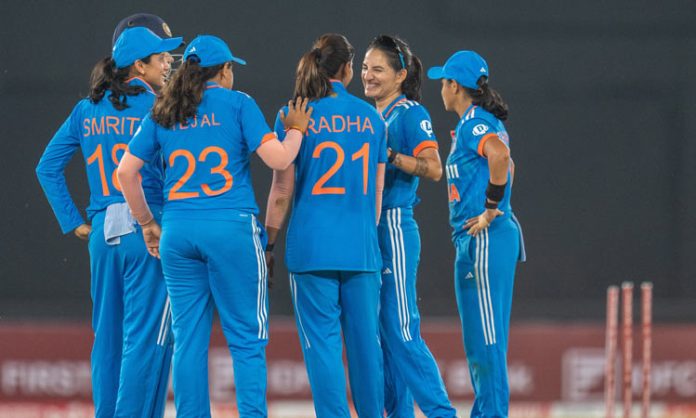 women india team won on new zealand