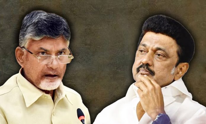 Chandrababu naidu and stalin comments on population