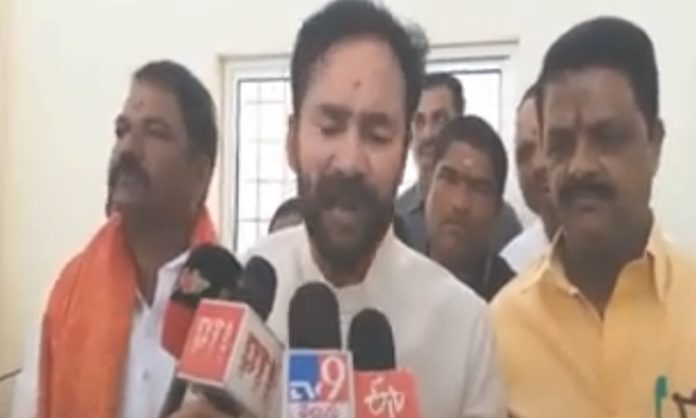 Kishan Reddy comments on MIM MLAs