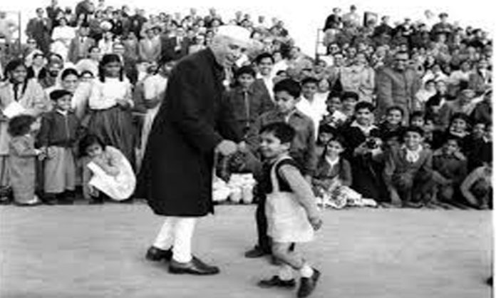 childrens day with nehru