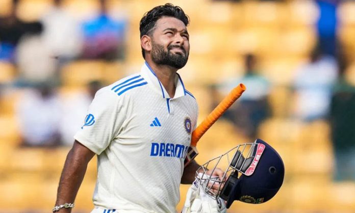 Rishabh pant rank sixth