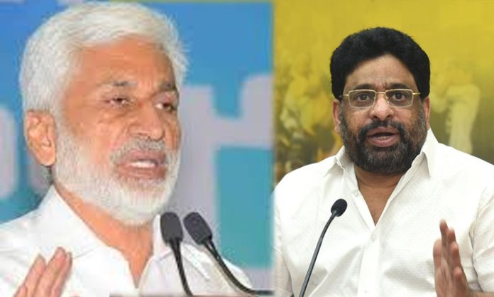 Buddha Venkanna filed complaint against Vijayasai Reddy