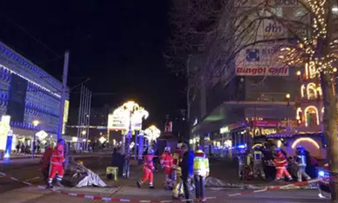 suspected driver attack German Christmas market