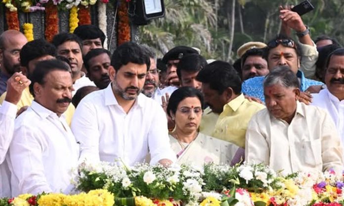 Nara lokesh praise NTR