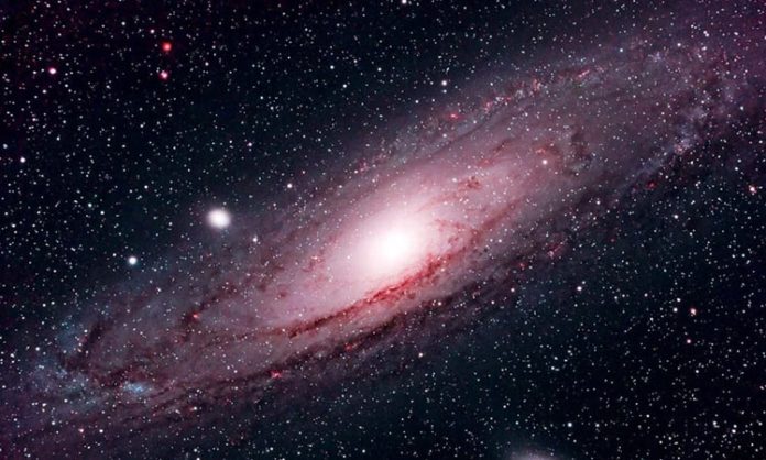 Andromeda Galaxy near Milky way