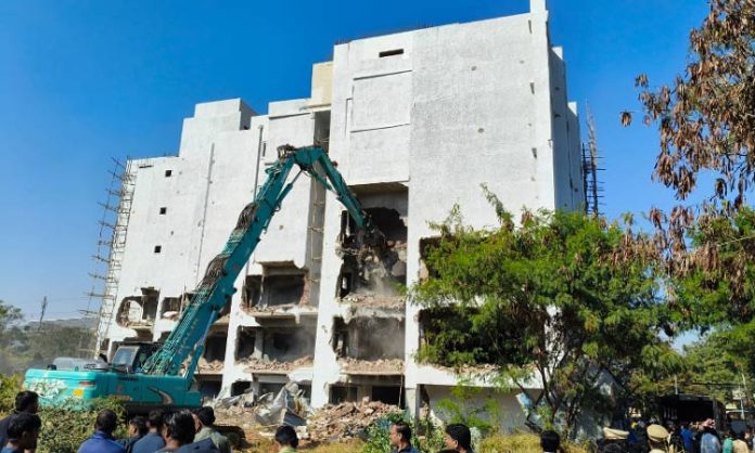 Ayyappa Society building demolished