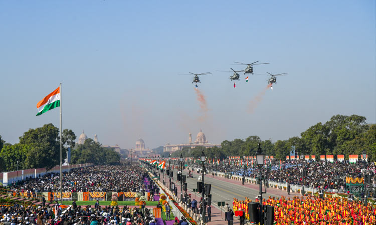 76th Republic Day celebrations at Kartavyapath