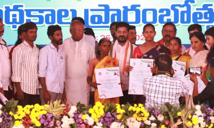 Revanth reddy launch four schemes