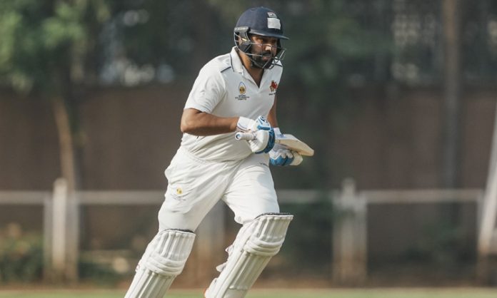 Rohit sharma out in Ranji match