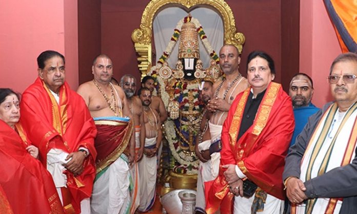 Srivari Model temple in Prayag Raj