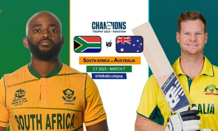 Aus vs SA in Champion Trophy