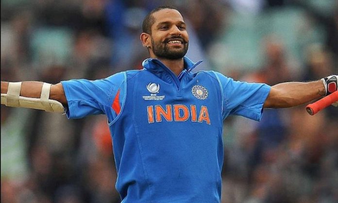 Shikhar Dhawan Gives Medal to Axar Patel