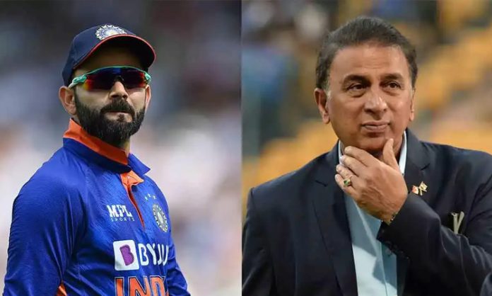 Sunil Gavaskar fires on virat kohli for obstructing field