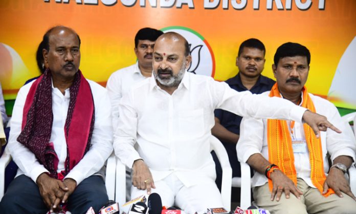 Bandi Sanjay comments on Revanth Reddy