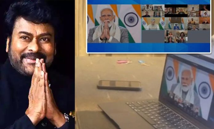 Chiranjeevi thanks to Modi