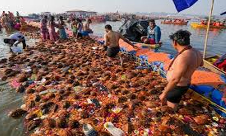 Coli form bacteria in Maha kumbh mela